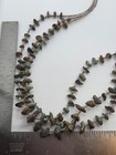 Vintage Santo Domingo Turquoise Nugget Heishi Triple Strand Necklace