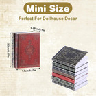 30pcs Miniature Books 1 12 Scale Dollhouse Miniatures Accessories Set