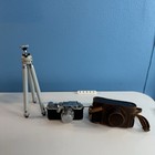      Vintage Leica Ii Camera Ernst Leitz Wetzlar Lens Case Tripod Bundle Free Ship