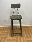Vintage Industrial Stool Bar Metal Steel Shop Chair Mid Century Kitchen Counter