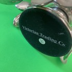 Rare-vtg-victorian Trading Co  Silver Plated Sugar Bowl-12 Spoon Holder W spoons