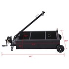 20 Gallon Low Profile Oil Drain Pan With Electric Pump And Lockable Casters
