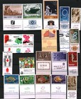 Israel 1970 s Lot Of 52 Different Stamps With Tabs Mnh  19108
