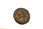 Confederate Dug Lined Cavalry  c  Coat Button Flattened Into A Poker Chip