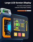 16 Lines Green Laser Level 4  360   Self Leveling  Side Lcd  Bluetooth App Remote 