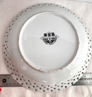 Vintage Furnishing Poreclain Wares Lattice Fruit Bowl With Chip Free Shipping