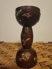 Antique Japanese Bronze  Enamel Tsuzumi  Kotsuzumi Drumming Piece
