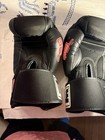 Title Boxing Gloves Gel Enforced Lining Genuine Black Leather Large Size