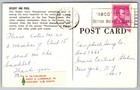 1956 Desert Inn Las Vegas Pool Night View Vintage Postcard Bb277