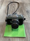 Vintage Fujica St701 35mm Slr Film Camera W  Fujinon 55mm F1 8 Lens Case Works