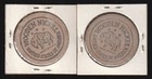 Vintage Wooden Nickel Pair Boy Scouts Longs Peak Council Ben Delatour Colorado