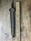 Antique Primitive 19th C Wrought Iron Early American Ember Tongs