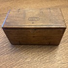 Antique Singer Sewing Machine Oak Puzzle Box With Many Accessories Parts