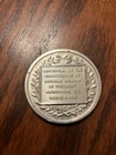 1861 Abraham Lincoln   H  Hamlin Political Campaign Token  1961 Silver Restrike 