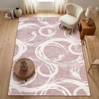 Large Area Rug Anti-skid Floor Mat Carpet Machine Washable Geometric Area Rug Us