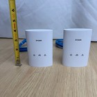 2x D-link Dhp-307av Powerline Av2 Ethernet Adapter Kit W  Ethernet Cables New