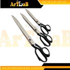 German Tailor Scissors Set Of 3 - 6 8 10 Heavy Duty Fabric Cutter Upholstery