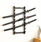 8 Tier Katana Mount Sword Holder Stand Wall Mount Katana Samurai Sword Display