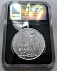 2024 Britannia Silver 1oz   2 Great Britain Ngc Ms-69 Struck Thru Mint Error