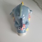 Eeyore Cookie Jar Vintage Disney Winnie The Pooh Character Flowers chips On Lid 