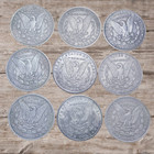 Lot Of 5 Morgan Silver Dollars 1878-1921 Uncirculated Coins Mixed Dates Us Coin