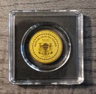 Republik Tschad 2022 Bitcoin Gold Coin 1 1000 Oz 0 999 Fine 3 000 Francs 16mm