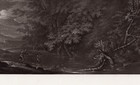 Fabulous Salvator Rosa 1800s Aesop s Fable s  the Woodman   Mercury  Framed Coa