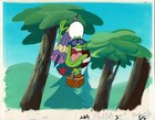 Real Ghostbusters Dic Production Cel And Obg Background 1986-1991 Slimer S