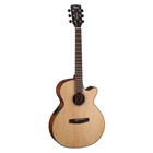Cort Sfx-e Slim Body Acoustic-electric Cutaway Guitar - Natural Satin - Open Box