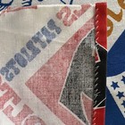 Read Notes Vintage Nfl Team Logo Fabric 61   x89    For Crafts Sewing Former Curtain