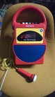Vintage Sony Tcm-4000    my First Sony    Red Cassette Player Recorder W  Microphone