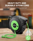 Dewenwils Retractable Cord Reel 50ft Extension Cord Reel 14awg 3c Sjtow 13 Amp