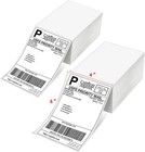 500 stack 4x6 Fanfold Direct Thermal Shipping Labels Perforated Mailing Labels