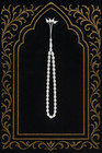 Elegant White Tasbih Prayer Beads     33 Beads Islamic Misbaha     Gift For Ramadan
