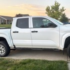 For 2024 2025 Toyota Tacoma Double crew Cab Running Board Side Step Bar Curved