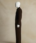Minimalist Double Breasted Tailored Suit With Relaxed Drape And Luxury Styling