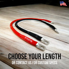 Pair Of 4 Awg Gauge Red And Black 100  Copper Battery Inverter Cables Solar Rv