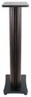 2  Rockville Ss36d Premium Dark Wood Grain 36  Home Speaker Stands Up To 100lbs