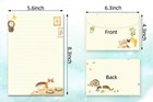 72 Pieces Cute Cat Writing Paper And Envelopes  8 3x5 6 Inches  Multicolor