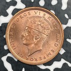 1947-sa Mauritius 2 Cents Lot n0772 High Grade  Beautiful 