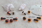 12 Pair Acrylic Safety Eyes 6mm To 12mm Sew Crochet Knit Teddy Bear Doll  Ape