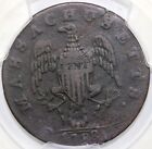 1788 1c Period  Massachusetts Colonial Copper Cent Pcgs Vf Detail Env  Damage