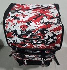 Boombah Superpack Red Black Camo Catchers Bag