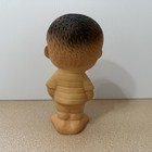 Vintage Kaysam Corp 1960 Boy With Umbrella Squeaky Rubber Toy