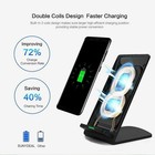 Wireless Fast Charger Charging Pad Stand Dock For Galaxy  Iphone Phone