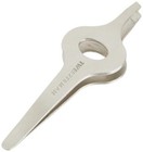 Tweezerman Wide Grip Slant Tweezer Classic Stainless  1217-p