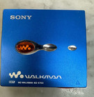 Sony Mz-e700 Walkman Portable Md Player Compact Minidisc Recorder Blue Japan