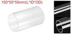 Clear Rigid Acrylic Pipe 50mm Id X 55mm Od 6  Round Clear Plastic Tube