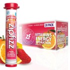 Zipfizz Energy Drink Powder  20 Pack Electrolyte Mix With B12 - Fruit Punch