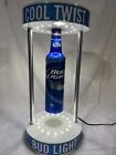 Bud Light Beer Cool Twist Aluminum Bottle Light Display Floating Bottle